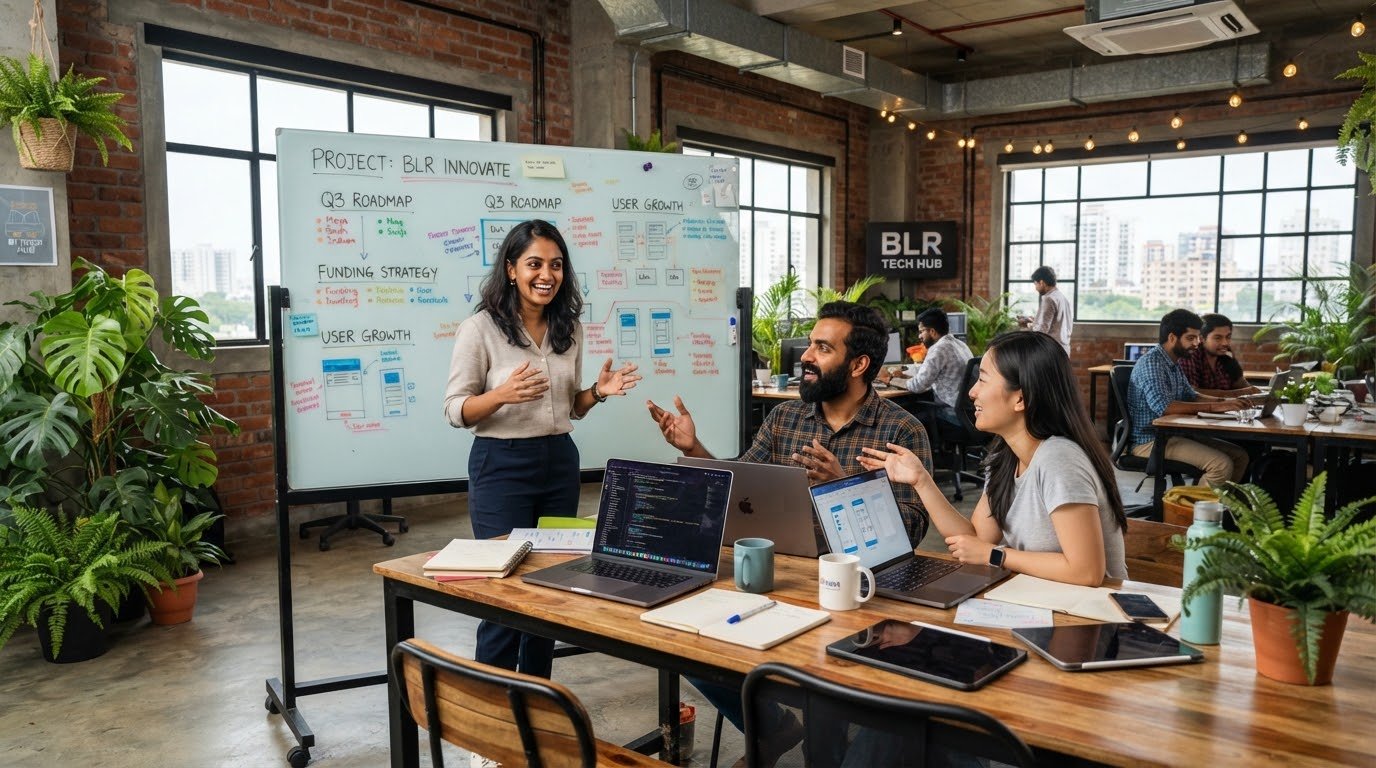 Venture Capital start-up boardroom